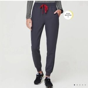 Figs Zamora Joggers Charcoal High Waisted sz Small Reg